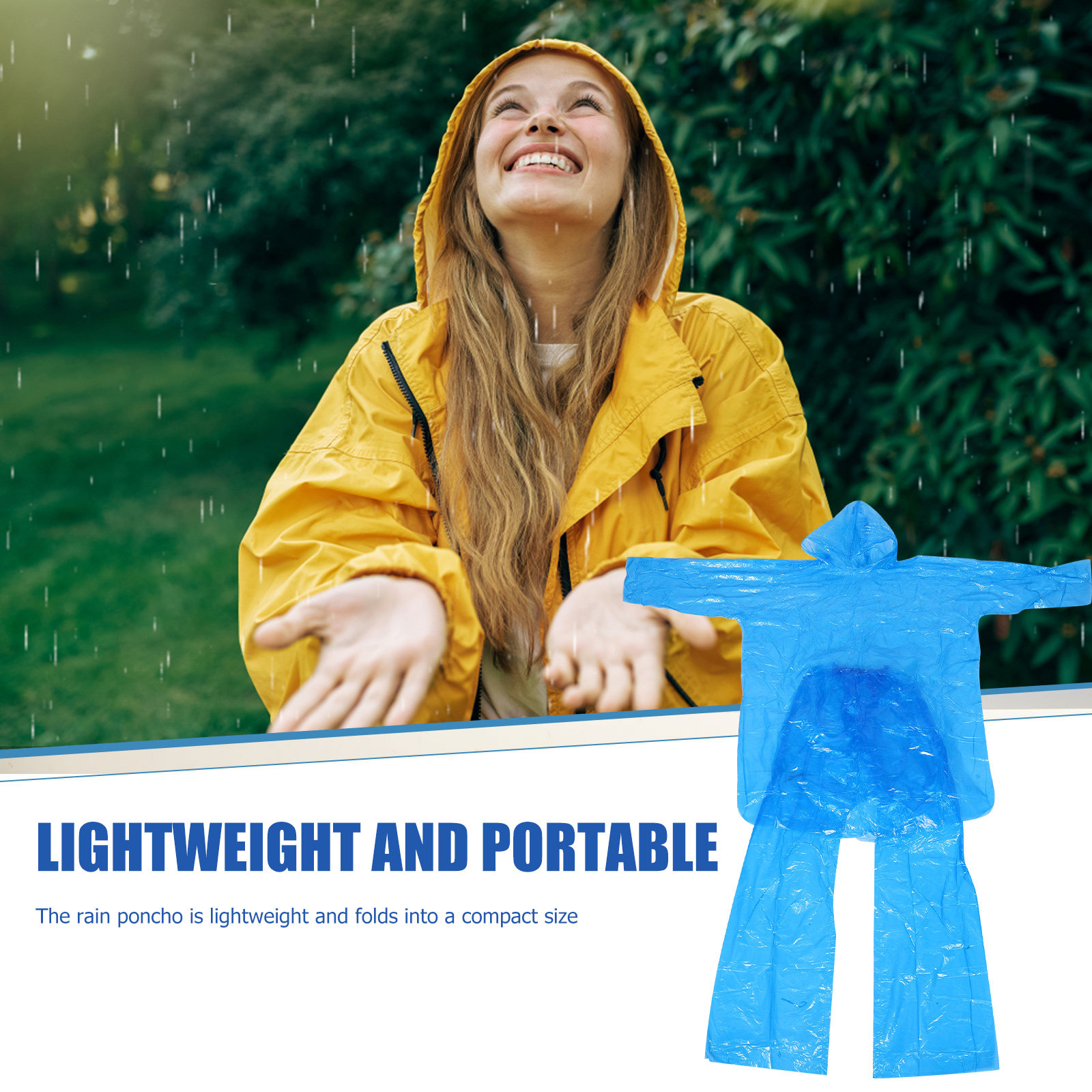 Emergency Poncho Rain - 3Sets Disposable Rain Suits Clear Raincoat