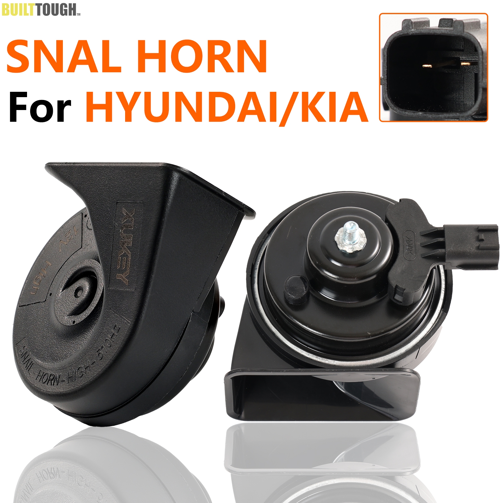 Emergency Whistle Loud - 2Pcs Car Twin Tone Snail Horn