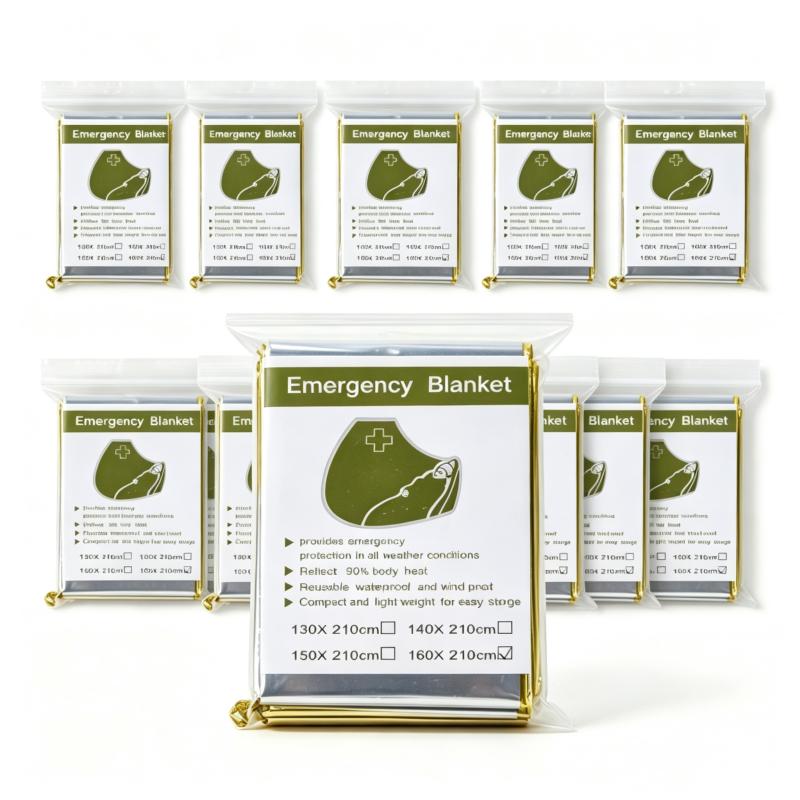 10 Pack Gold Reflective Emerge - Survival Blanket Reflective recensie en prijs