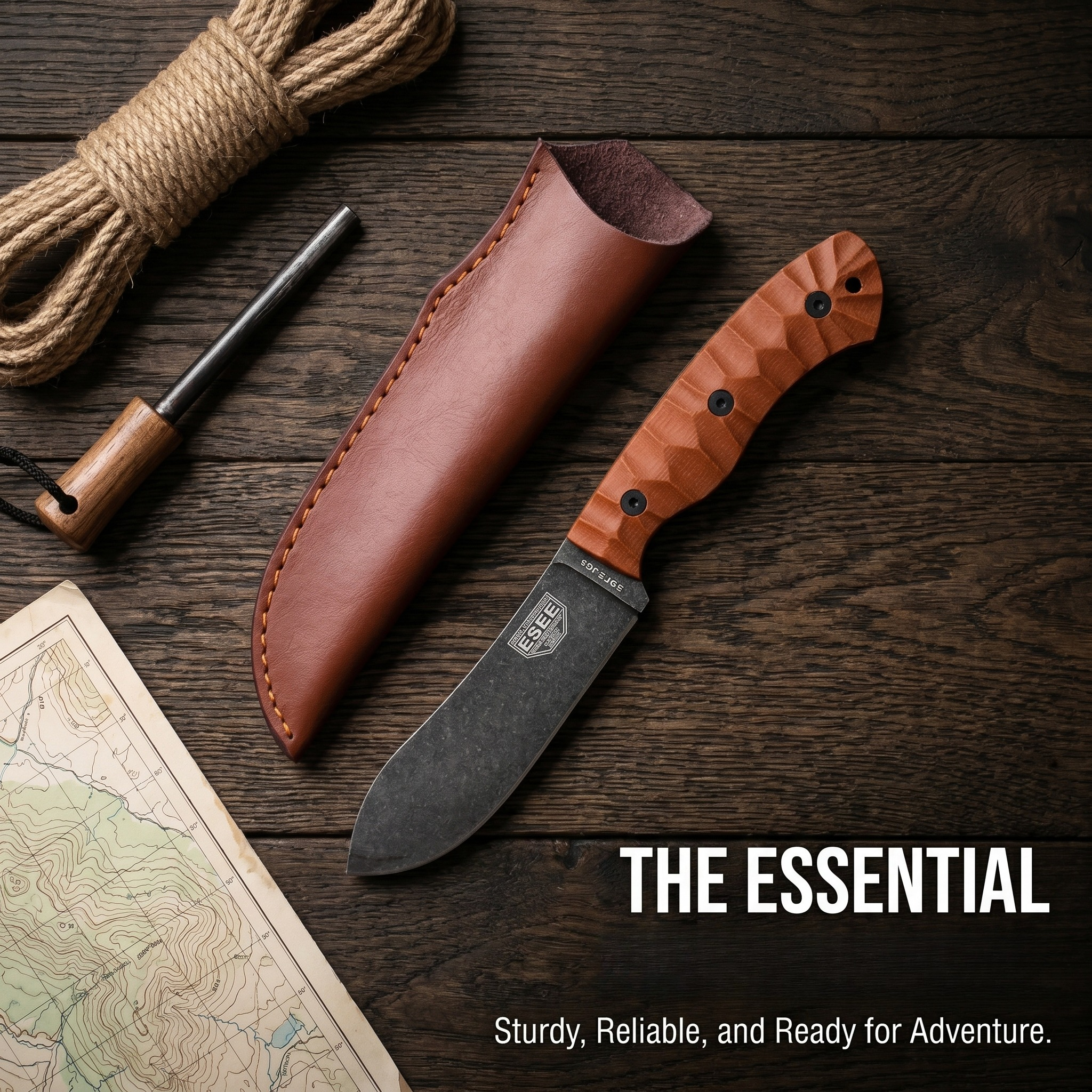 JG5 Fixed Blade with Sheath Ju - Bushcraft Knife Fixed recensie en prijs