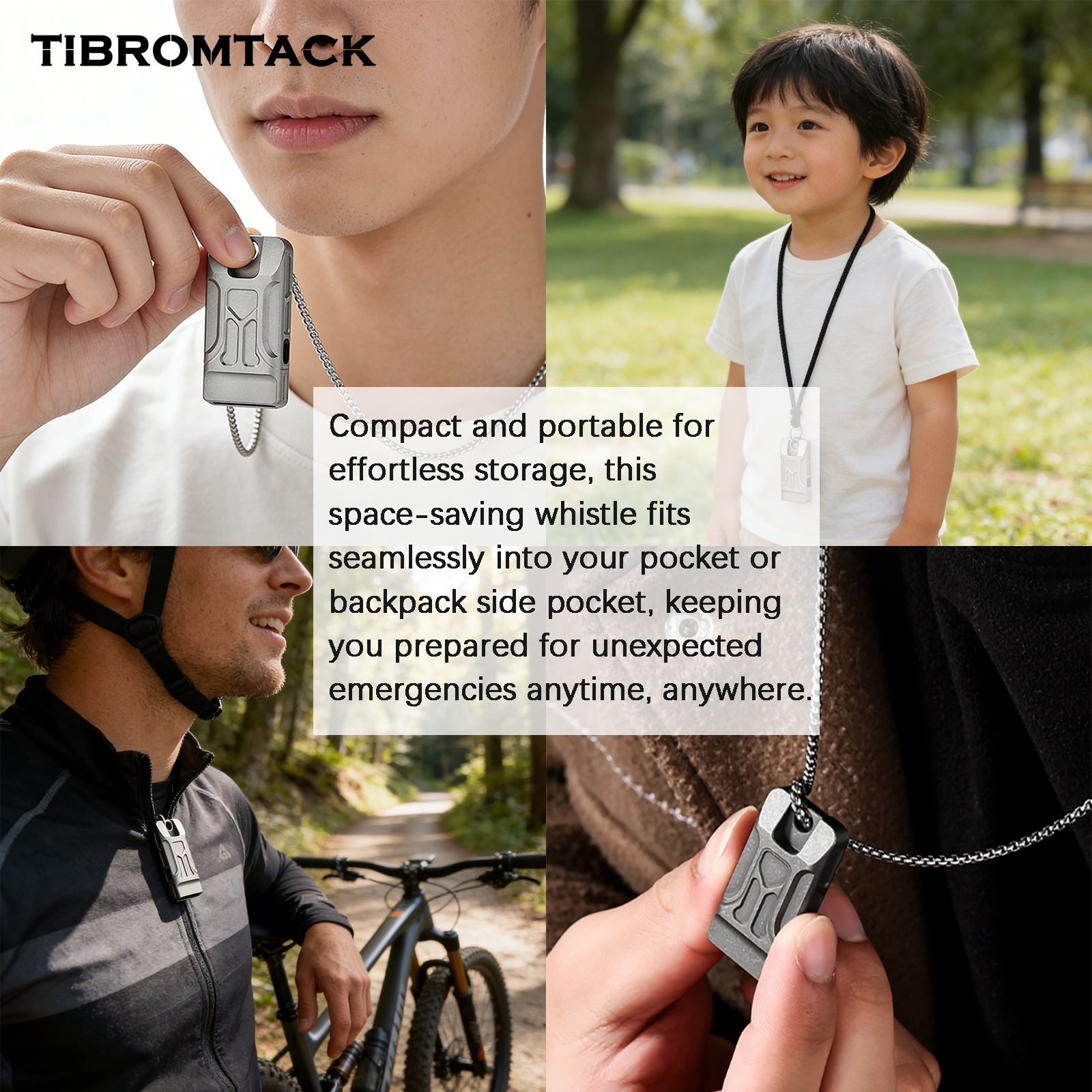 TIBROMTACK GR5 Titanium Emerge - Emergency Whistle Loud recensie en prijs