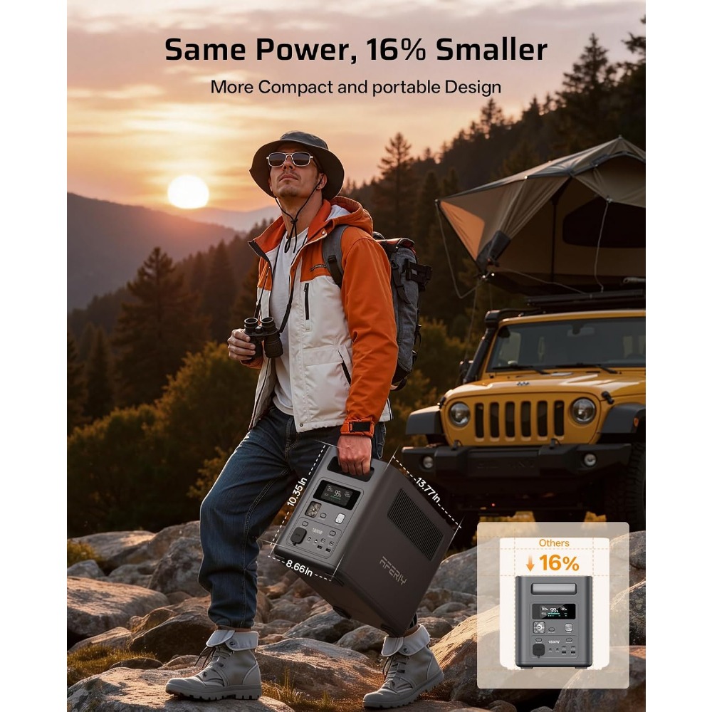 1024Wh Solar Generator, 1800W  - Solar Emergency Charger recensie en prijs