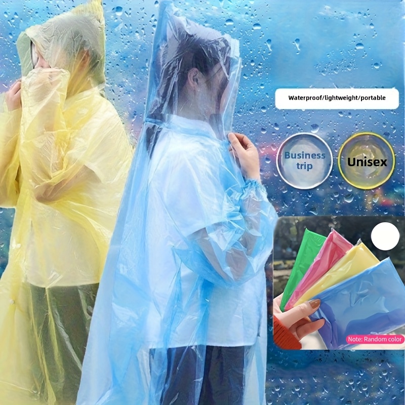5/10Pcs Disposable Waterproof  - Emergency Poncho Rain recensie en prijs