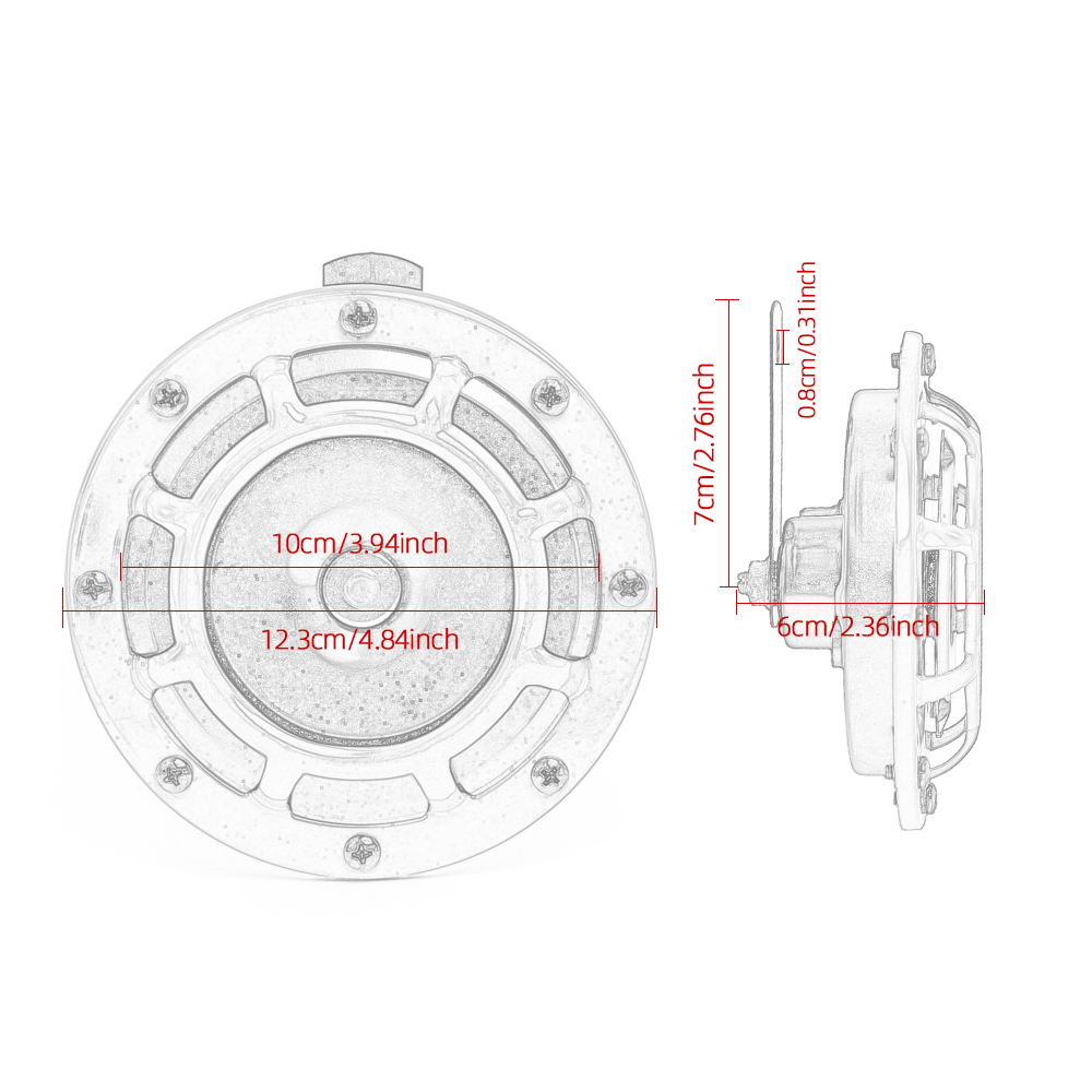 Car Horn 12V 110DB Super Loud  - Emergency Whistle Loud recensie en prijs