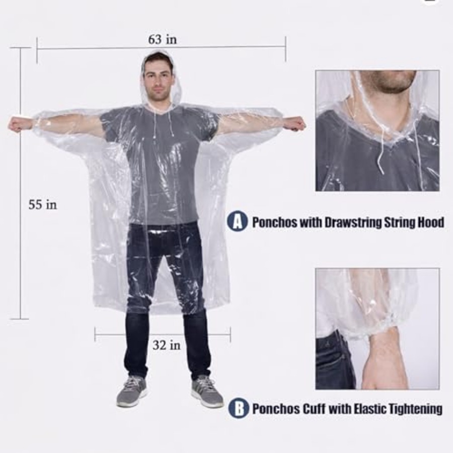 Mindful Design Rain Ponchos wi - Emergency Poncho Rain recensie en prijs