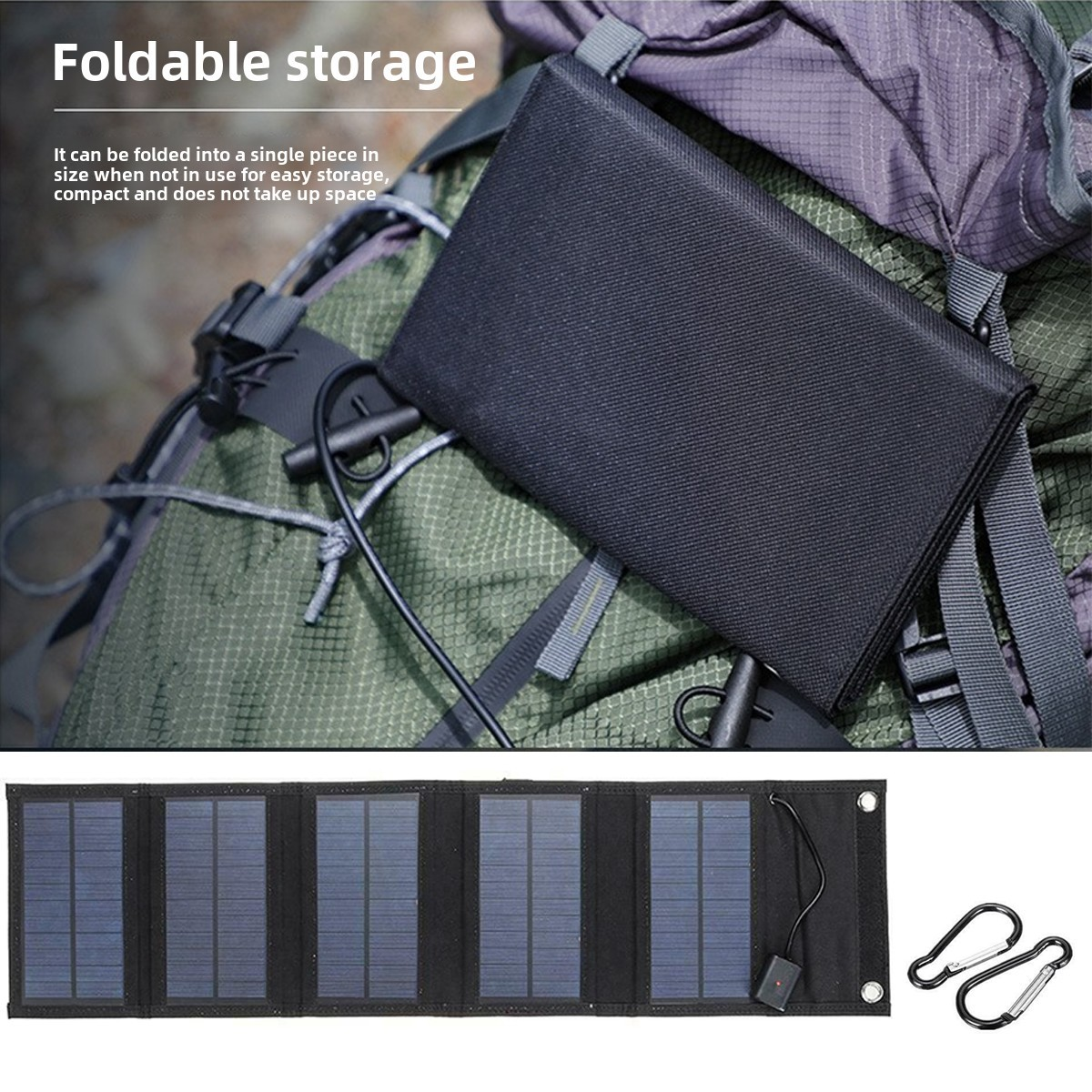Backpack Carry Portable Foldab - Solar Emergency Charger recensie en prijs