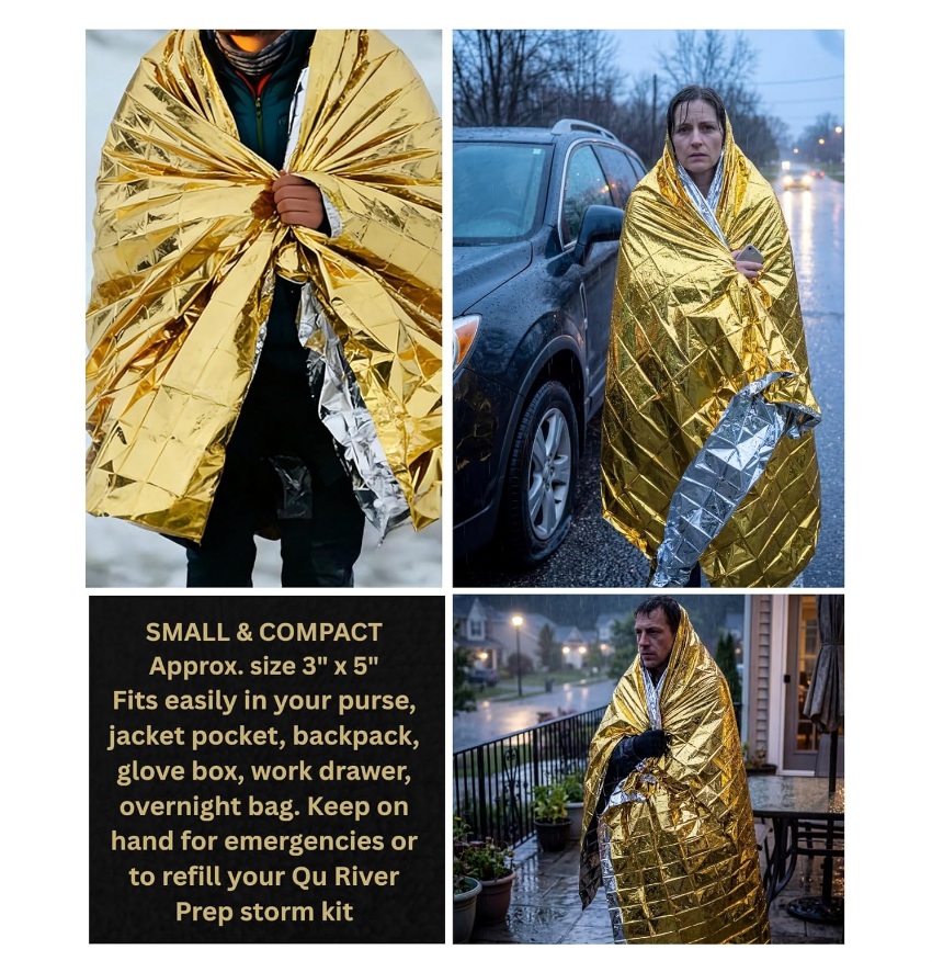 4 Pack Gold Silver Mylar Emerg - Emergency Mylar Tent recensie en prijs