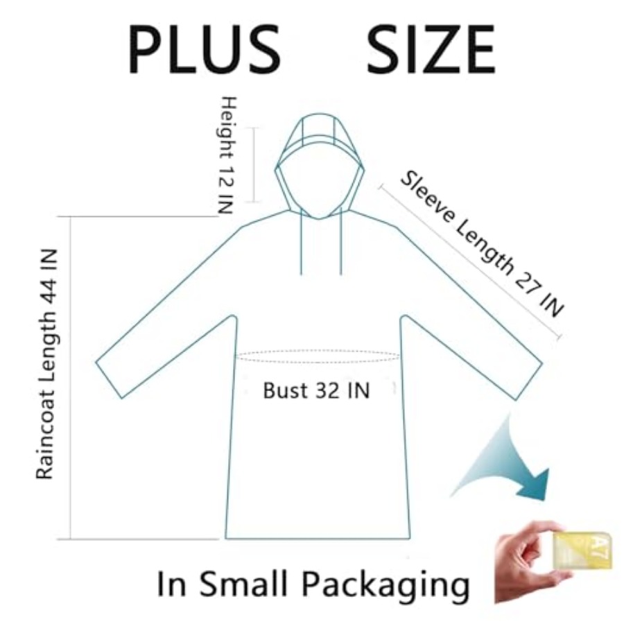 Disposable Rain Poncho Emergen - Emergency Poncho Rain recensie en prijs