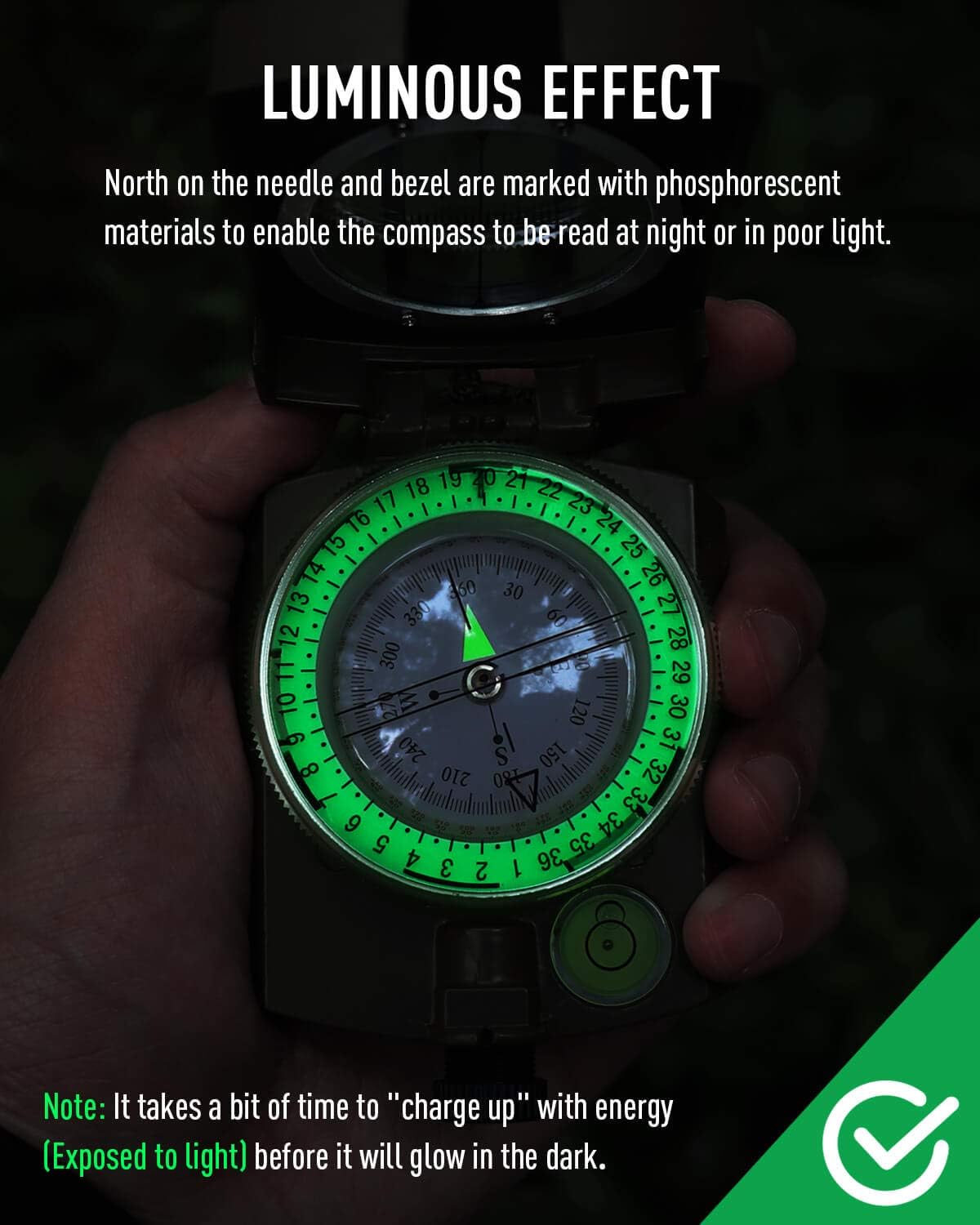 Metal Tactical Survival Milita - Compass Lensatic recensie en prijs