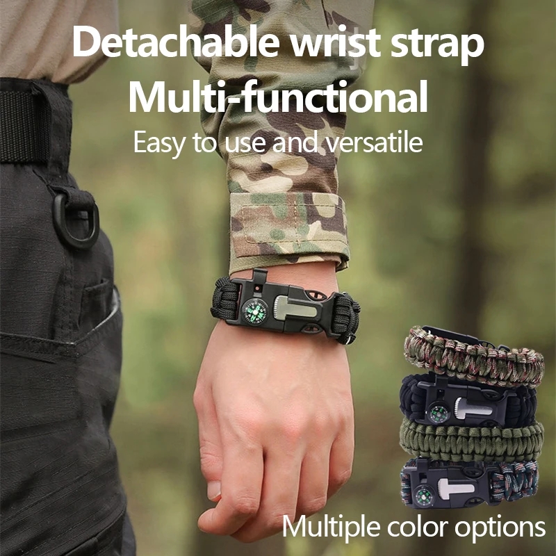 Five in One Compass Bracelet w - Fire Starting Kit recensie en prijs
