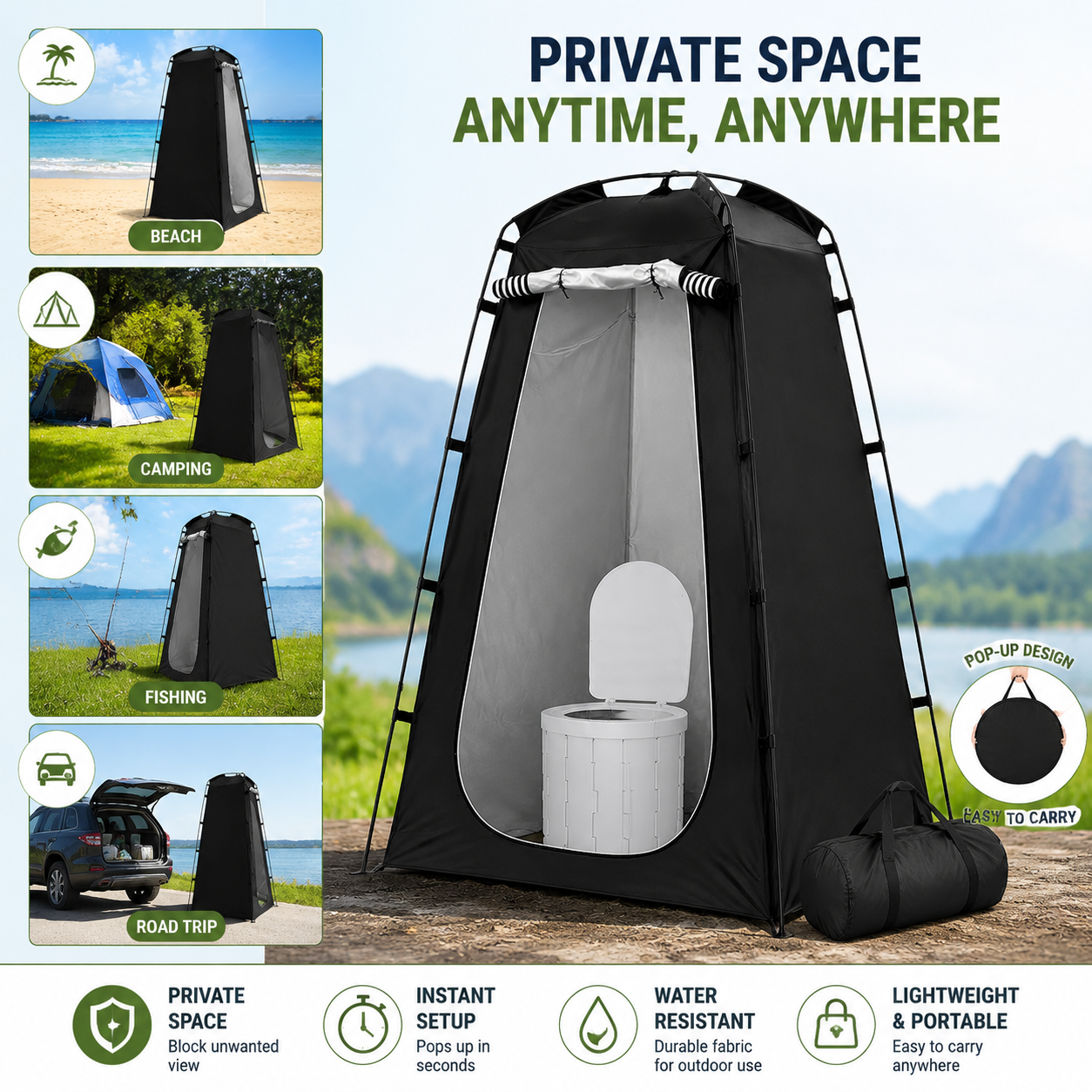 Outdoor Portable Privacy Tent  - Emergency Mylar Tent recensie en prijs