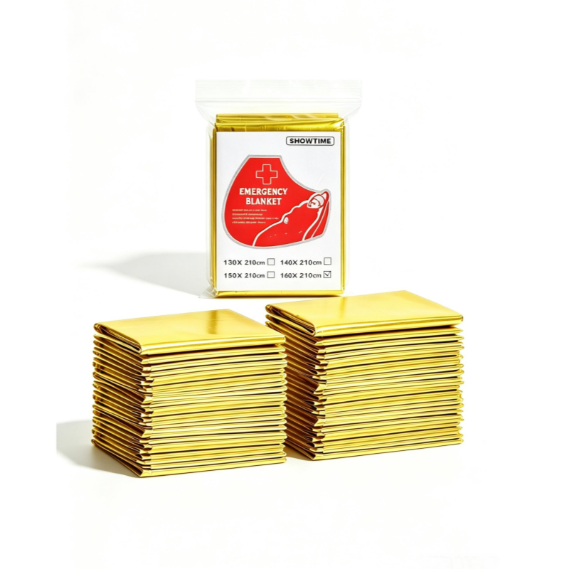 12PCS Large 160×210cm Gold Foi - Survival Blanket Reflective recensie en prijs