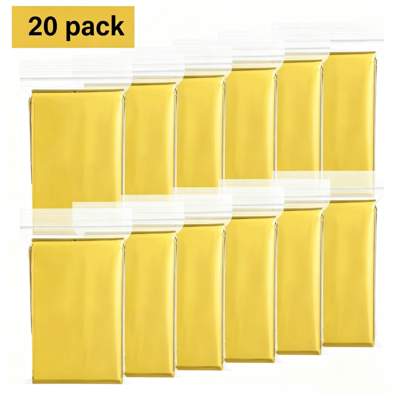 20PCS Unpacked Bulk Giant 83x6 - Survival Blanket Reflective recensie en prijs