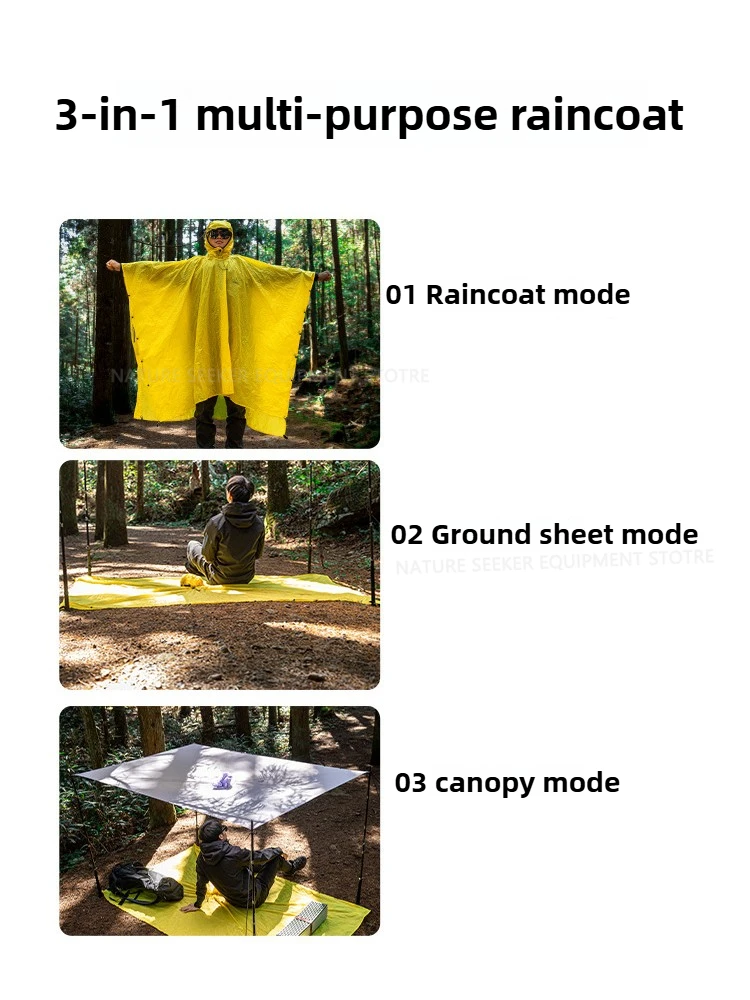 15D/210T Raincoat Waterproof R - Emergency Poncho Rain recensie en prijs